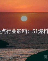 2025热点行业影响：51爆料观点汇