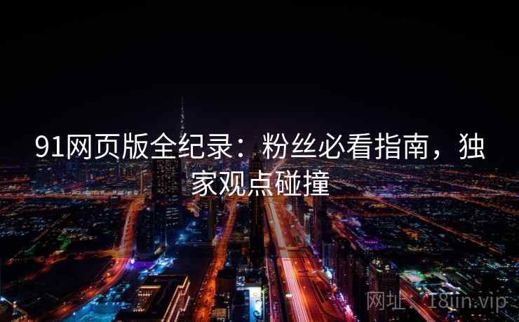 91网页版全纪录：粉丝必看指南，独家观点碰撞